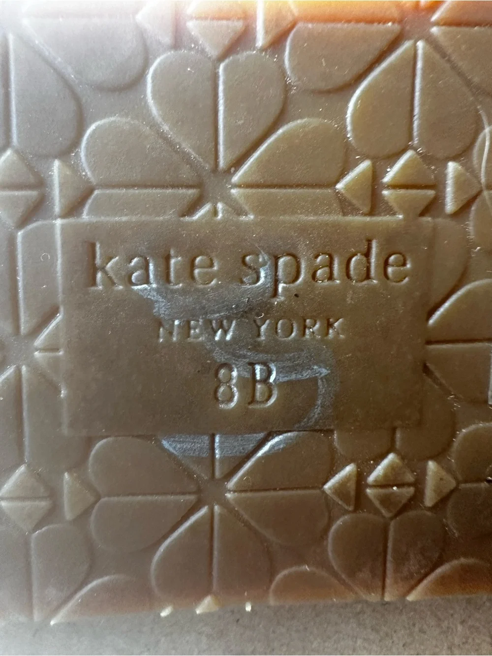 Kate Spade Gardenia Women’s Black Leather Tan Espadrille Flats Size: 6.5
